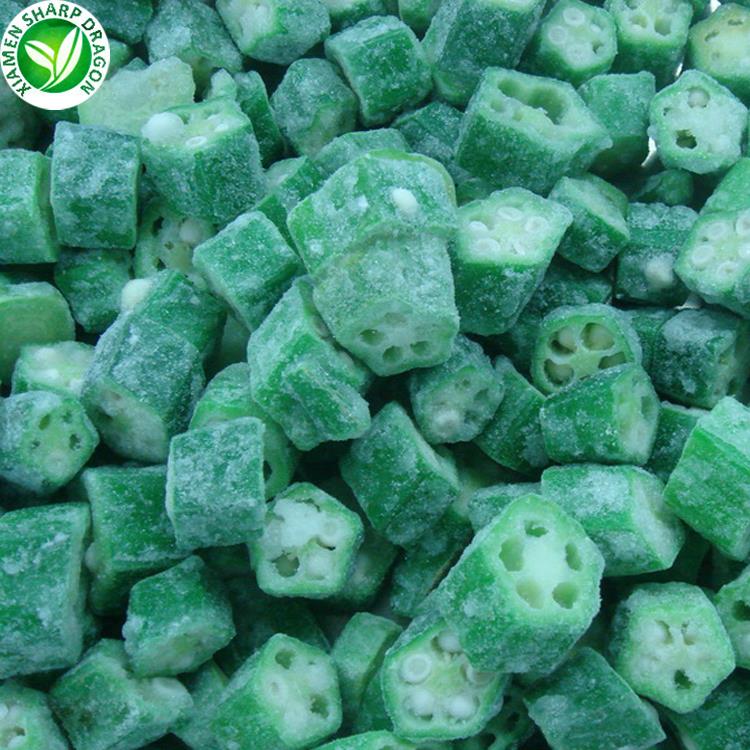 frozen okra cut