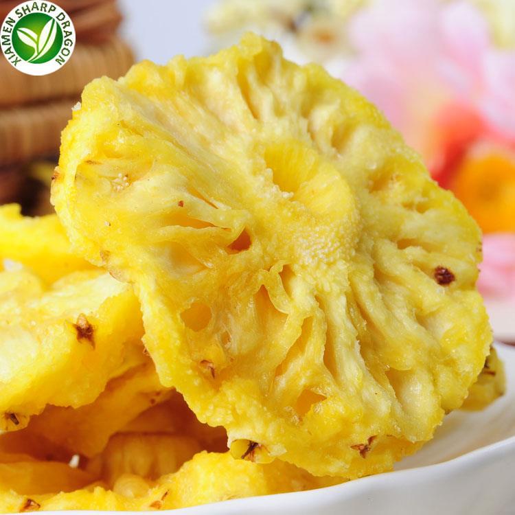 Vente chaude de chips d'ananas frits Hot Selling Fried Pineapple Chips