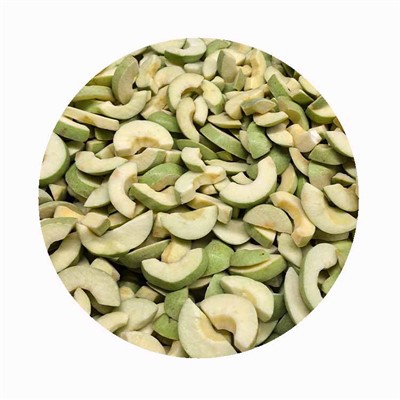 Tranches de pomme verte surgelées